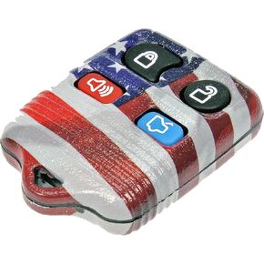 غطاء جهاز إرسال الدخول بدون مفتاح Dorman 13607US متوافق مع موديلات مختارة من Ford / Lincoln / Mercury، أحمر؛ أبيض؛ أزرق in Kuwait