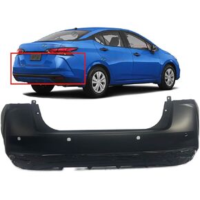 FitParts Compatible with Nissan Versa 2020-2023 Rear Bumper Cover. New Primed W/Park Hls. NI1100340 850225EE0J in Saudi Arabia