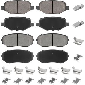 Front & Rear Ceramic Brake Pads Set for Ford Edge 2011-2014, for Lincoln MKX 2011-2015 8PCS in Saudi Arabia
