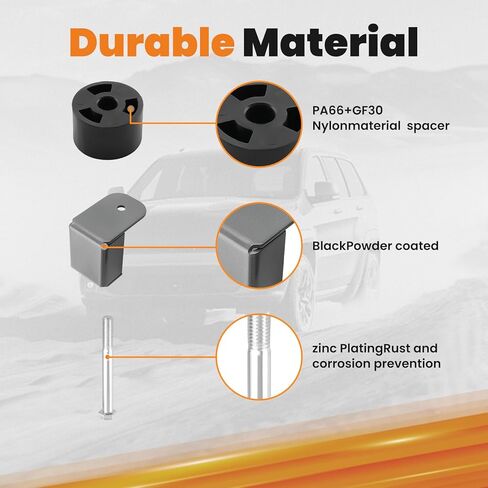 مجموعة رفع الجسم maxpeedingrods 1.25 بوصة لسيارة Jeep Wrangler TJ 1997-2006، شديدة التحمل in Saudi Arabia