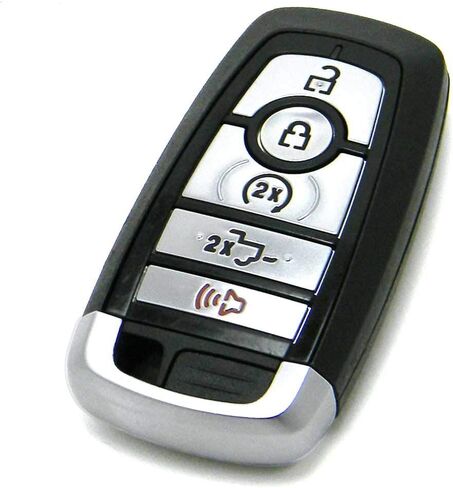 OEM Electronic 5-Button Smart Key Fob Remote Compatible with 2017-2023 Ford F-Series Truck (FCC ID: M3N-A2C93142600, P/N: 164-R8166, HC3T-15K601-BB) in Saudi Arabia