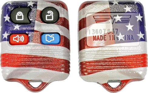 غطاء جهاز إرسال الدخول بدون مفتاح Dorman 13607US متوافق مع موديلات مختارة من Ford / Lincoln / Mercury، أحمر؛ أبيض؛ أزرق in Saudi Arabia