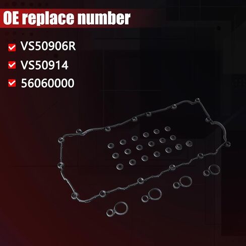مجموعة حشية غطاء صمام المحرك VS50906R من AUCERAMIC مناسبة لسيارة جيب رينيجيد كومباس شيروكي كرايسلر 200 دودج دارت فيات 500X رام بروماستر سيتي 2.4 لتر L4 in Saudi Arabia