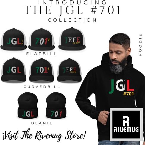 JGL قبعة سائق الشاحنة مطرزة ثلاثية الألوان تشابو جوزمان شابيتو 701 قبعة Snapback قبعة قابلة للتعديل in Saudi Arabia