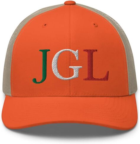 JGL قبعة سائق الشاحنة مطرزة ثلاثية الألوان تشابو جوزمان شابيتو 701 قبعة Snapback قبعة قابلة للتعديل in Saudi Arabia