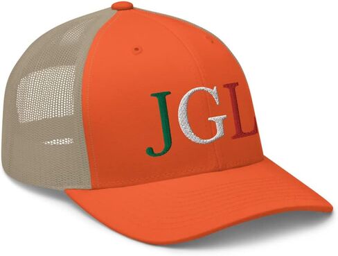 JGL قبعة سائق الشاحنة مطرزة ثلاثية الألوان تشابو جوزمان شابيتو 701 قبعة Snapback قبعة قابلة للتعديل in Saudi Arabia
