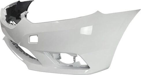 BUMPERS THAT DELIVER - Painted QM1 Fresh Powder, Front Bumper Cover Fascia Compatible with 2016-2019 Nissan Sentra 16-19, NI1000313 in Saudi Arabia