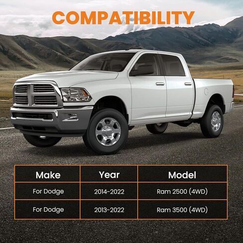 مجموعة رفع التسوية الأمامية 3 بوصة من maxpeedingrods لـ Ram 2500 3500 4WD 2013-2022 مع أقواس نقل الصدمات in Saudi Arabia