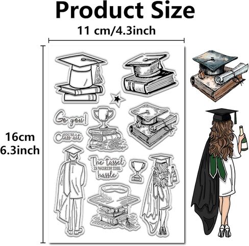 Craspire Coffee Stain Clear Rubber Stamp Ink Tea Tea and Splatter Vintage Silicone Seals Seals Stamp Retro for Journaling Card Card in Kuwait