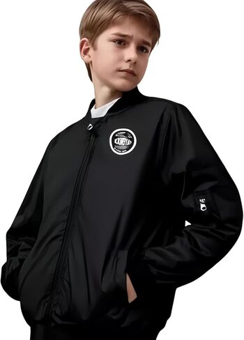 جاكيت JOYSON Kid Boys Bomber جاكيت مقاوم للرياح أثناء الطيران في الهواء الطلق سترة واقية للربيع والخريف in Kuwait