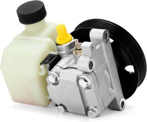 مضخة توجيه كهربائية مع خزان وبكرة متوافقة مع Ford Fusion 2006-2009 وMercury Milan 2006-2009، L4 2.3L Gas، استبدال # 215179 6E5Z3A696AB، 6159PR in Saudi Arabia