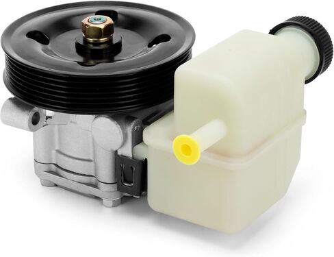 مضخة توجيه كهربائية مع خزان وبكرة متوافقة مع Ford Fusion 2006-2009 وMercury Milan 2006-2009، L4 2.3L Gas، استبدال # 215179 6E5Z3A696AB، 6159PR in Saudi Arabia
