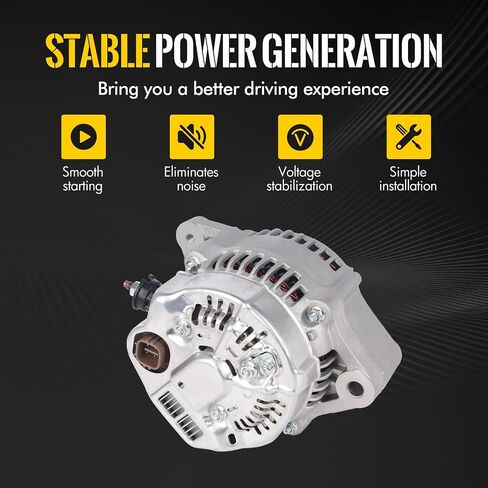 KUSATEC 31100P3F013 12V 90A New Alternator Compatible with Honda CR-V 1997 1998 1999 2000 2001 OE 113743N 101211-9810 in Saudi Arabia