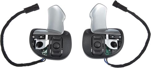 5RQ08DX9AC 5RQ09DX9AC/Inner/Steering Wheel Paddle Shifter for Dodge Challenger 2015-2023/Plastic/1 Set/Black in Saudi Arabia