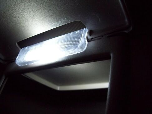 مصابيح إضاءة LED مقاس 5 مم لأقنعة الشمس بمرآة الزينة، T5، 70، 74 لمبة مصغرة أساسية (قطعتان)، أبيض in Saudi Arabia