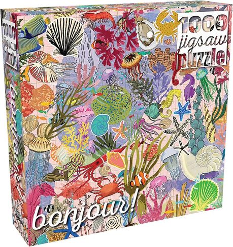 Buffalo Games - Bonjour - Brittnie Ortega - Witch's Library - 1000 Piece Jigsaw Puzzle for Adults - Challenging Puzzle Perfect for Game Nights - Finished Size is 26.75 x 19.75 in Saudi Arabia