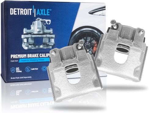 Detroit Axle - 2pc Front Brake Calipers for 1991-1996 Dodge Dakota, 1992 1993 1994 1995 Pair Disc Brake Calipers Replacement in Saudi Arabia