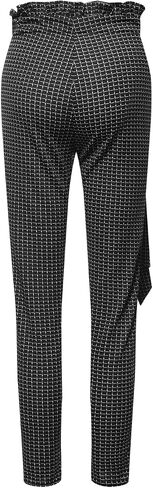 Women Casual High Waist Plaid Stretch Pants Slim Fit All Season Trousers in Saudi Arabia