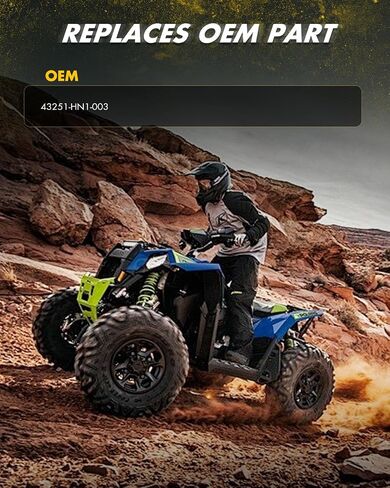 قرص دوار لمحور الفرامل الخلفية OCPTY مناسب لهوندا 400EX 1999-2015، لـ TRX400EX A 1999-2008، لـ TRX400X A 2009 2012، لـ TRX400X 3A 2009، لـ TRX400X AC 2013-2014 43251-HN1-003 تجميع المحور in Saudi Arabia