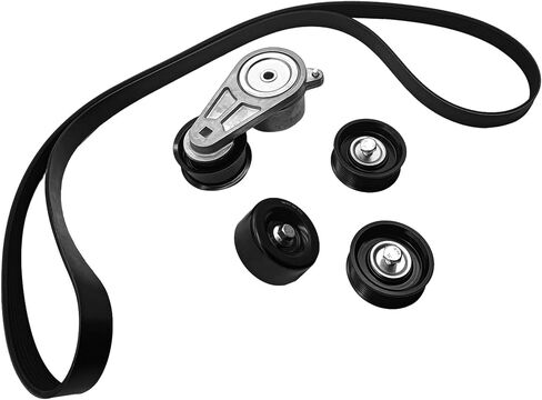 Serpentine Drive Belt Tensioner Component Kit 90K-39129 for Infiniti Fx37 2013 for Q70 2014-2017 for Q70L 2015-2017 for Qx50 2014-2017 for Qx70 2014-2017 for Nissan 370Z 2016-2018 39129 36306 K070795 in Saudi Arabia