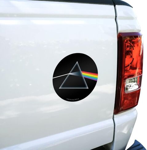 GRAPHICS & MORE Pink Floyd Dark Side Automotive Car Window Locker Circle Bumper Sticker in Saudi Arabia