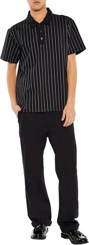 Forever 21 Men's Pinstriped Polo Shirt in Saudi Arabia