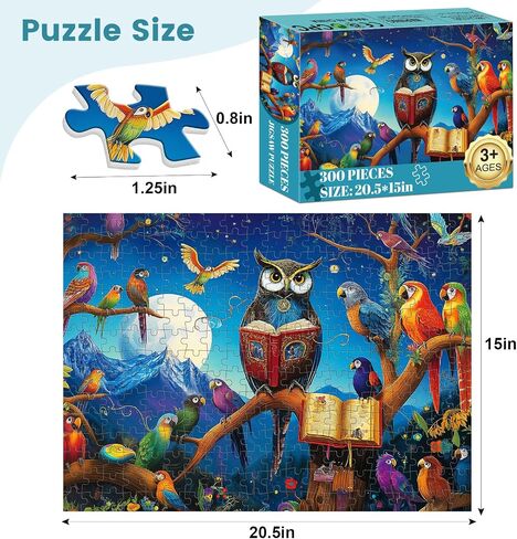 300 Piece Jigsaw Puzzle for Adults, Fruit Basket Cat Jigsaw Puzzle, Funny Animal Jigsaw Puzzles, Animal Pet Lover Challenging Puzzles for Friends Family Activity Game Nights Gifts in Kuwait