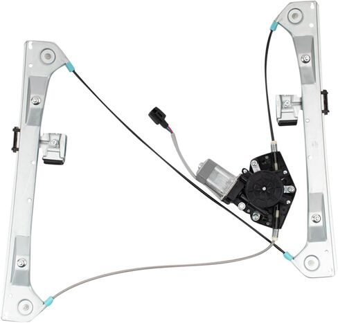 TRQ Front Right Power Window Regulator & Motor Assembly Passenger Side Compatible with 2006-2012 Ford Fusion 2006-2011 Mercury Milan FO1351166 in Saudi Arabia
