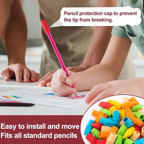 12 Pack Random Color Pencil Top Erasers, Halloween Pencil Topper Erasers, Fun Pencil Cap Erasers Bulks, School Supplies for School, Office, Classroom, Kid, Adults Painting Drawing in Saudi Arabia