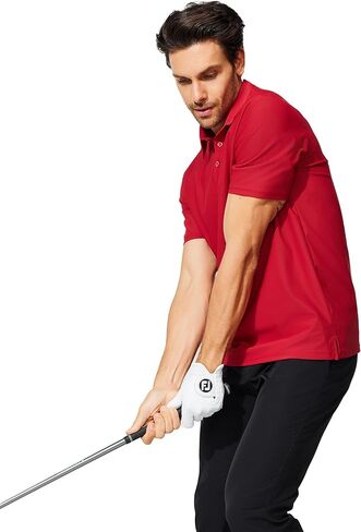 M MOTEEPI Polo للرجال قمصان جولف بأكمام طويلة للحماية من الشمس مع ياقة بعامل حماية من أشعة الشمس 50+ قمصان خريفية بياقة أداء للتنس in Kuwait