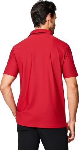 M MOTEEPI Polo للرجال قمصان جولف بأكمام طويلة للحماية من الشمس مع ياقة بعامل حماية من أشعة الشمس 50+ قمصان خريفية بياقة أداء للتنس in Kuwait