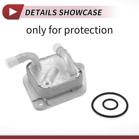 1 Pc Engine Oil Cooler for Honda Fit 2015-2019 Engine Transmission Oil Cooler with O-rings Seal No.255605T0003 Silver Tone Aluminum Alloy in Saudi Arabia