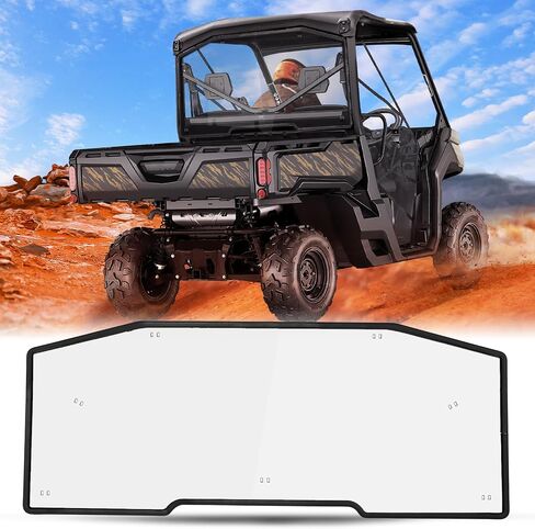 Nilight Rear Window Scratch-Resistant Clear Polycarbonate UTV Windshield Compatible With 2013-2025 Polaris Ranger XP 1000 900 Full Size 570 Diesel Crew PRO XD 4000G 2000G AWD in Saudi Arabia
