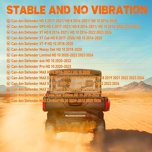 Nilight Rear Window Scratch-Resistant Clear Polycarbonate UTV Windshield Compatible With 2013-2025 Polaris Ranger XP 1000 900 Full Size 570 Diesel Crew PRO XD 4000G 2000G AWD in Saudi Arabia