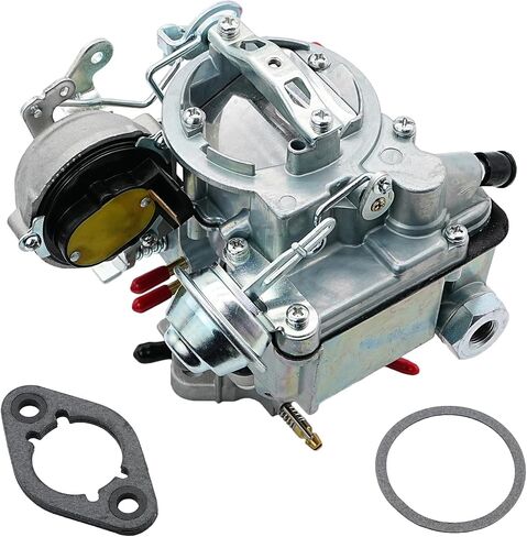 مكربن ​​1 أسطوانة متوافق مع Chevy GMC 4.1L 250/4.8L 292 6 Cyl Engines Automatic Choke Carb لـ Chevy C10 C20 C30، يستبدل # 7043014، 7043017، 7047314 in Saudi Arabia
