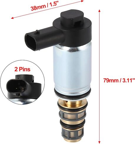 X AUTOHAUX التيار المتناوب ضاغط التحكم الملف اللولبي صمام ضاغط ضغط صمام CO29219C لهوندا سيفيك 2016-2018 in Saudi Arabia