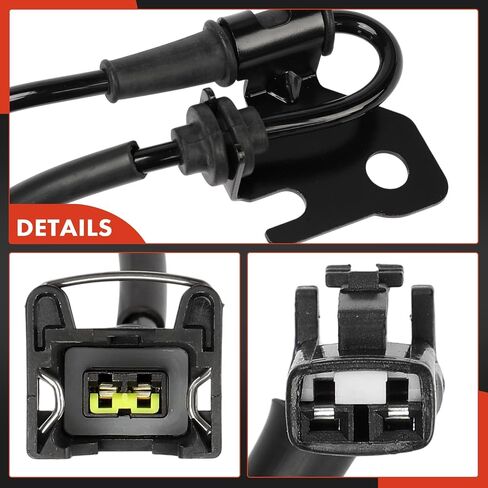 A-Premium Wiring Harness for Rear Left ABS Wheel Speed Sensor Compatible with Kia Optima 2017-2018, 1.6L 2.0L 2.4L [Without Electric Parking Brake] - Without Sensor in Saudi Arabia