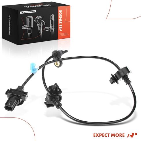 مستشعر سرعة العجلات A-Premium ABS متوافق مع موديلات Honda - Civic 2012 - جانب الراكب الخلفي الأيمن، استبدال # 57470-TR3-A02، 57470-TR3-A01 in Saudi Arabia