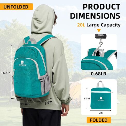 Travel Backpack Carry On Flight Approved Waterproof Anti Theft Lightweight Backpack for Women Men in Kuwait