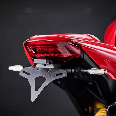 حامل لوحة الترخيص حامل مزيل الحاجز يناسب Ducati Monster 950/937 2021 ~ 2025 حامل لوحة ترخيص الدراجة النارية طقم مزيل الحاجز حامل لوحة الترخيص in Kuwait
