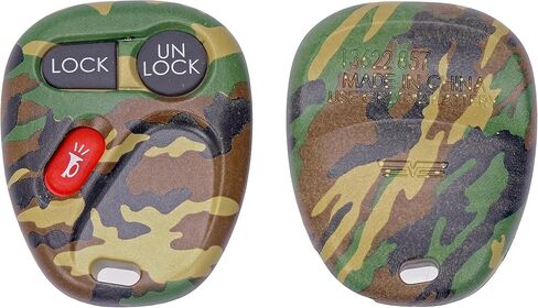 Dorman 13622GNC Keyless Entry Transmitter Cover Compatible with Select Cadillac / Chevrolet / GMC Models, Green Woodland Camouflage in Saudi Arabia