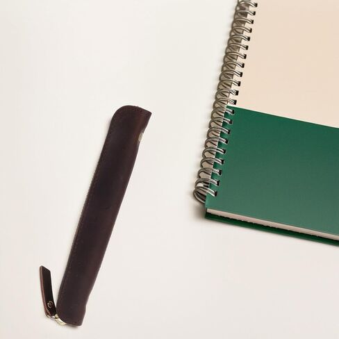 Vintage Leather Pen Organizer - Single Pen Case Holder for Fountain Pens & Pencil in Saudi Arabia