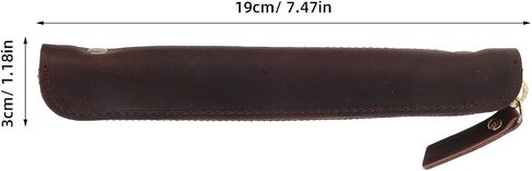 Vintage Leather Pen Organizer - Single Pen Case Holder for Fountain Pens & Pencil in Saudi Arabia