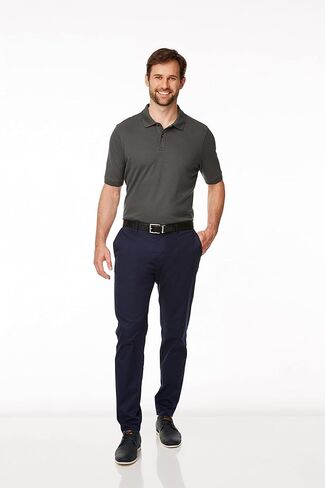 Gildan Mens Polo Shirt Modern-Fit Cotton Blend Short Sleeve Tee, Multipack 1I2I6I10- Make Your Own Color Set! in Saudi Arabia