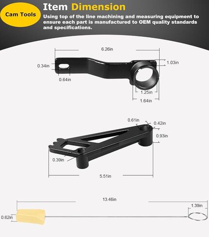 Cam Tool Complete Combo Kit for Ford 4.6L/5.4L 3V Engine Cam Phaser Holding Tool & Crankshaft Positioning Holder Tool & Timing Chain Locking Wedge Tool - 3 Tool Set in Saudi Arabia
