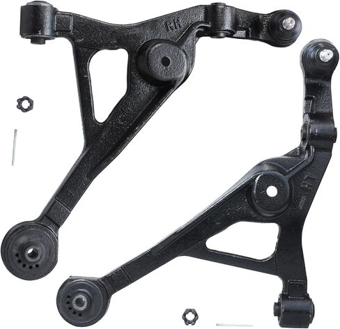 Detroit Axle - Front 2pc Control Arms for Chrysler Sebring Cirrus Dodge Stratus Plymouth Breeze, 2 Lower Control Arms w/Ball Joints Assembly Set Replacement in Saudi Arabia