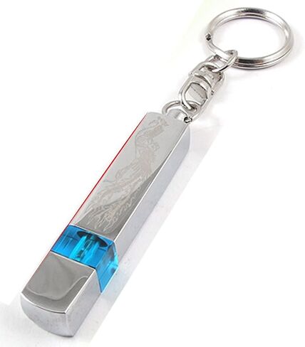 uxcell Anti-Static Keychain Static remove Discharge Blue Silver Tone in Saudi Arabia