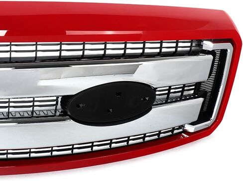 مجموعة شواية أمامية MIC متوافقة مع 2011-2016 F250 F350 F450 F550 F-250 F-350 F-450 F-550 Super Duty Lariat (تقليم أسود + كروم) in Kuwait