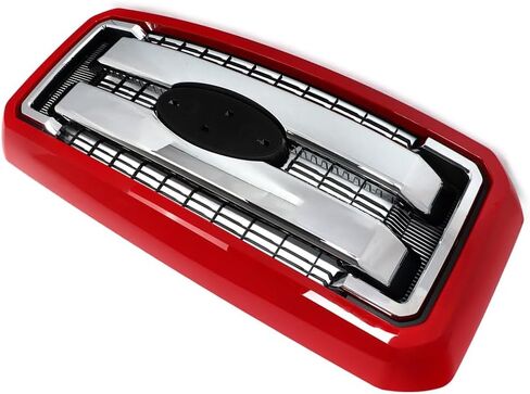 مجموعة شواية أمامية MIC متوافقة مع 2011-2016 F250 F350 F450 F550 F-250 F-350 F-450 F-550 Super Duty Lariat (تقليم أسود + كروم) in Kuwait