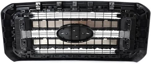 مجموعة شواية أمامية MIC متوافقة مع 2011-2016 F250 F350 F450 F550 F-250 F-350 F-450 F-550 Super Duty Lariat (تقليم أسود + كروم) in Kuwait